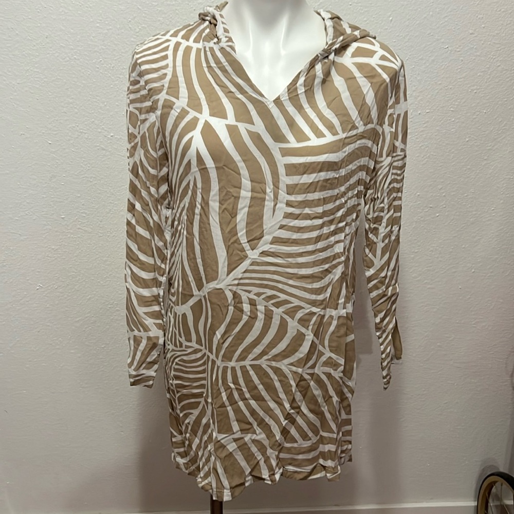 GlobeTrotter Indonesia Hooded Tunic Sz M